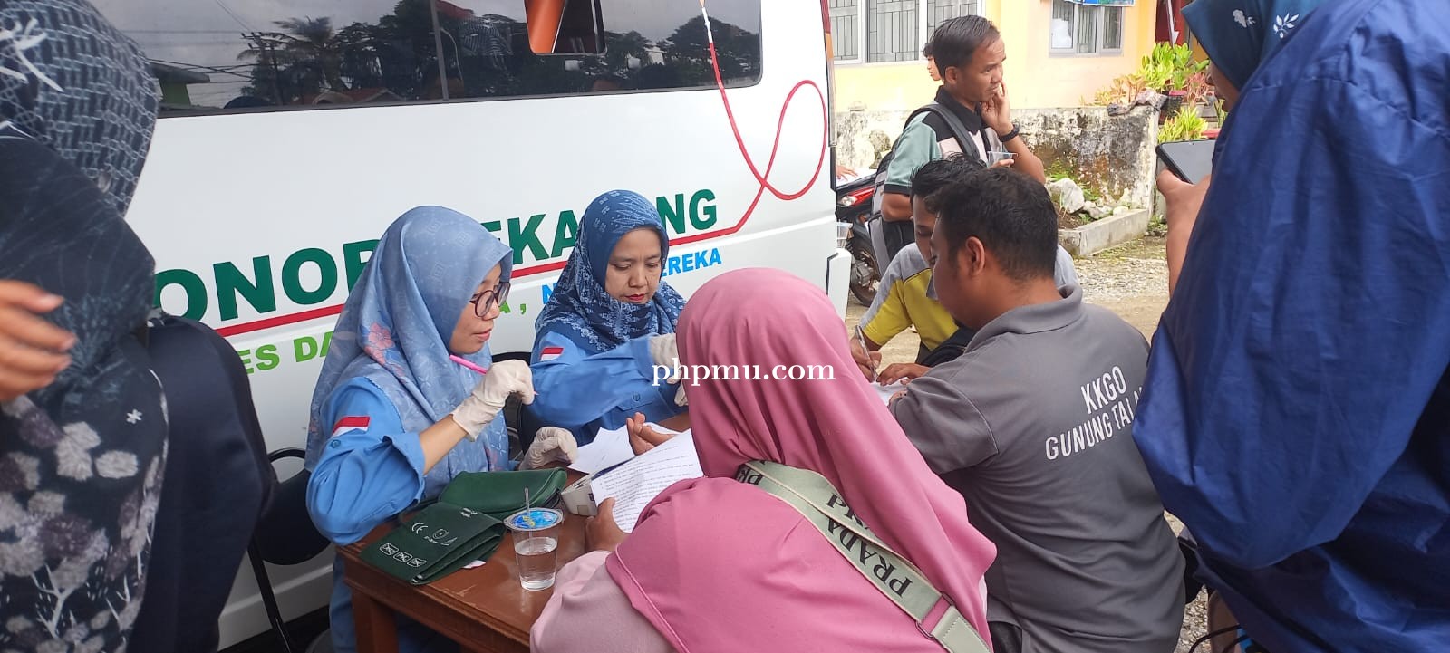 UTDRS RSUD Arosuka bekerjasama dengan PMI Kabupaten Solok, melakukan kegiatan Sosialisasi dan Donor 