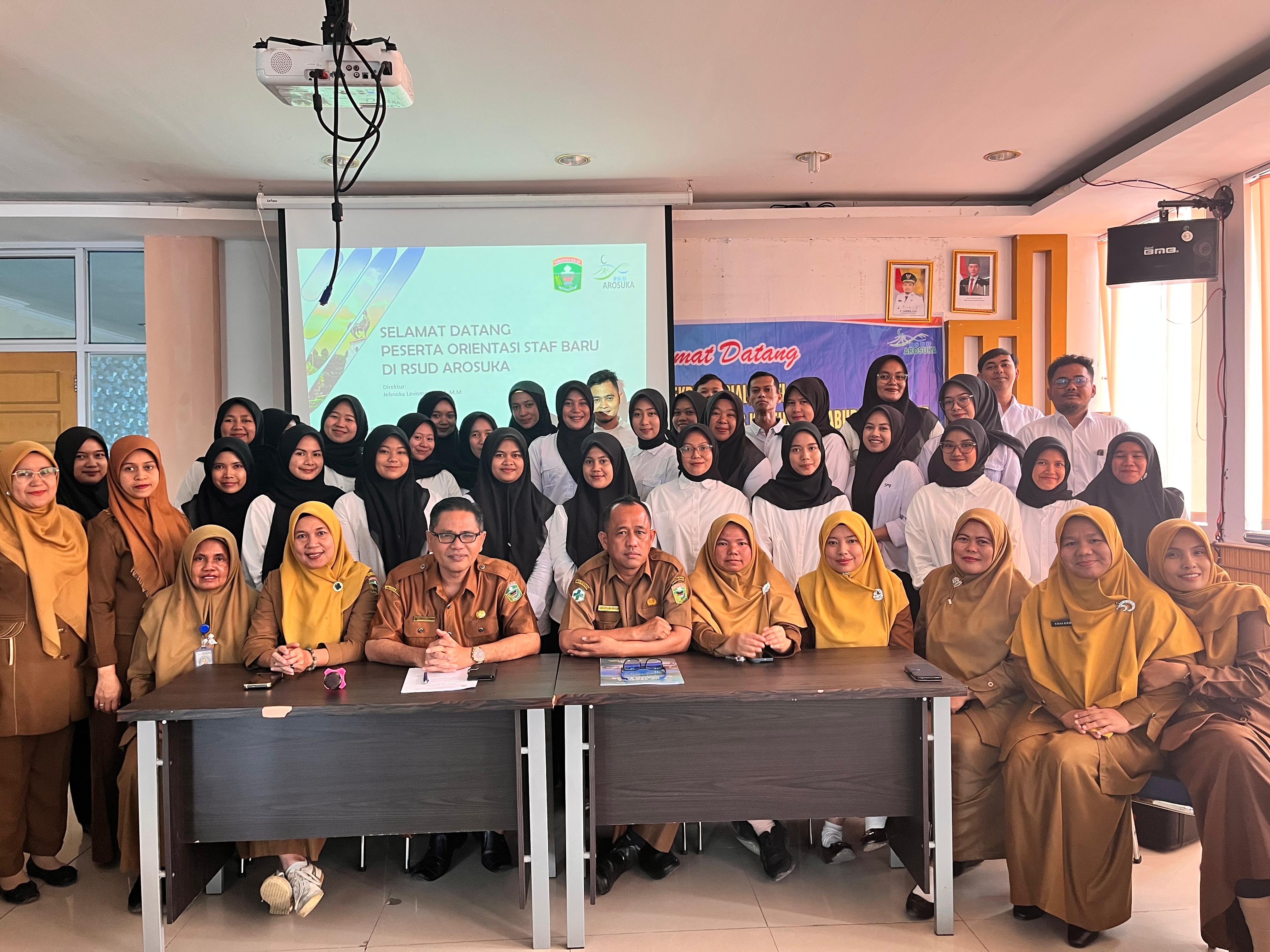 Orientasi Staf Baru BLUD  RSUD Arosuka.