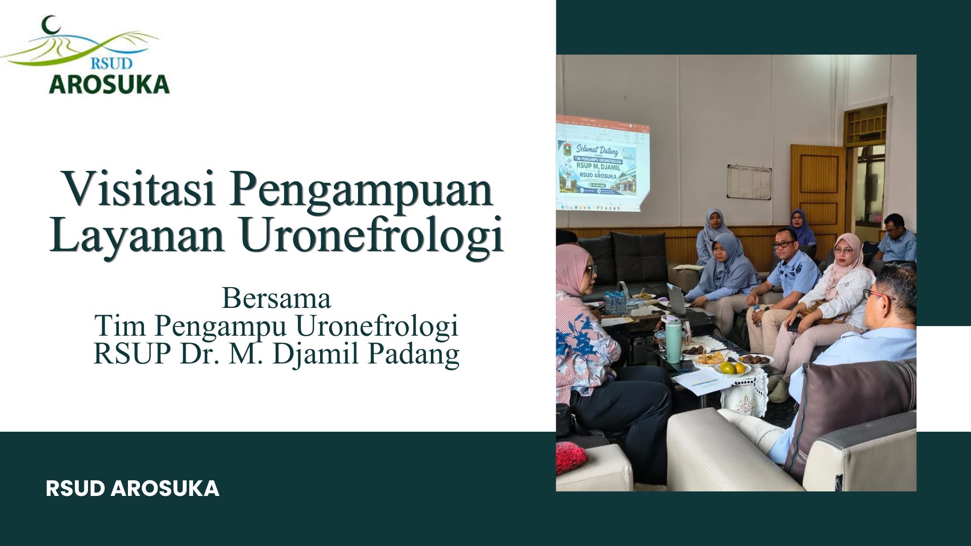 Visitasi Pengampuan Layanan Uronefrologi Bersama Tim Pengampu Uronefrologi RSUP Dr. M. Djamil Padang
